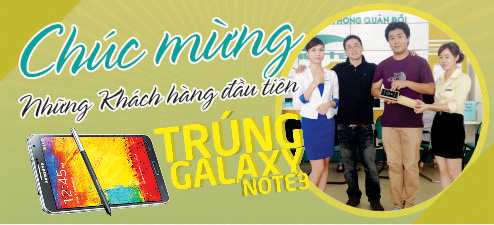 Viettelstore chúc mừng khách hàng đầu tiên trúng thưởng Galaxy Note 3